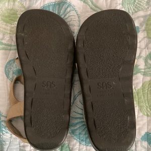 Tan color sandals. Size 7. Gently used